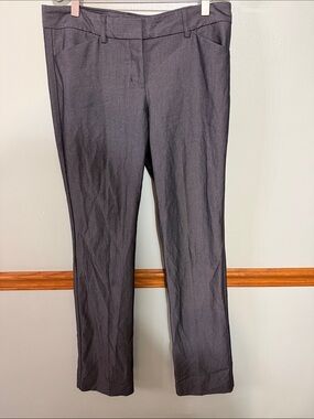 Express Editor Pants in Charcoal Gray Size: 6 Long